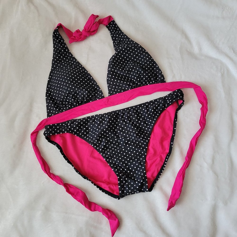 G21 Polka Dot 2pc Bikini Set